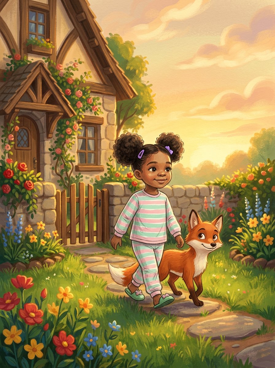 A warm book spread suited to toddler ages