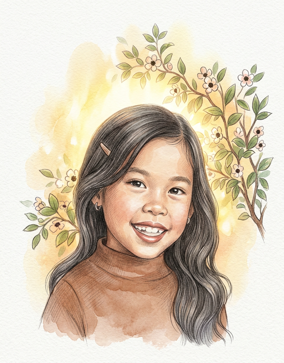 AI stylized portrait